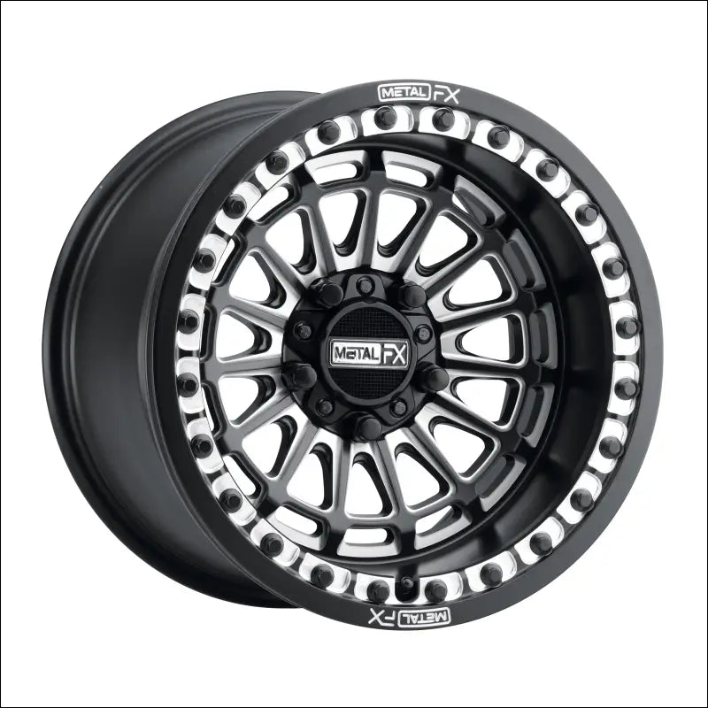 Delta R Beadlock | Satin Black Contrast Cut