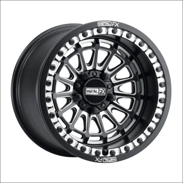 Delta R Beadlock | Satin Black Contrast Cut