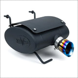 EVP Center Exit Muffler With Rear Fascia for Ranger 1500 - Black / Blue Flame - 300 Exhaust Simple