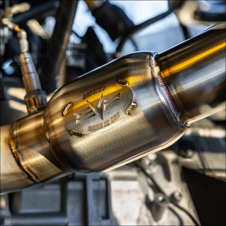 EVP Racing 3 Inch Down Pipe with Bullet Muffler for 2024 Can-Am Maverick R - Exhaust