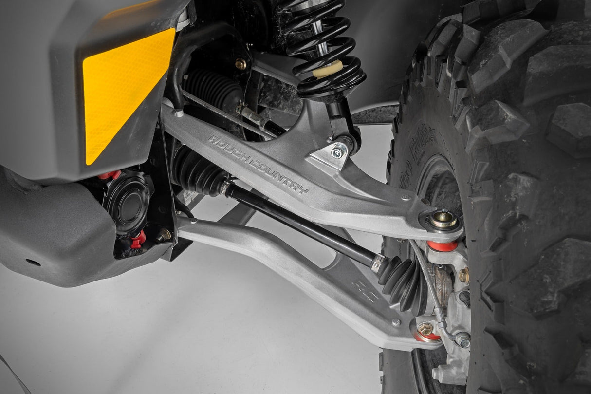 Rough Country 97041 Aluminum Control Arms | High Clearance w/ 2" Forward Offset | Can-Am Defender HD 5/8/9/10