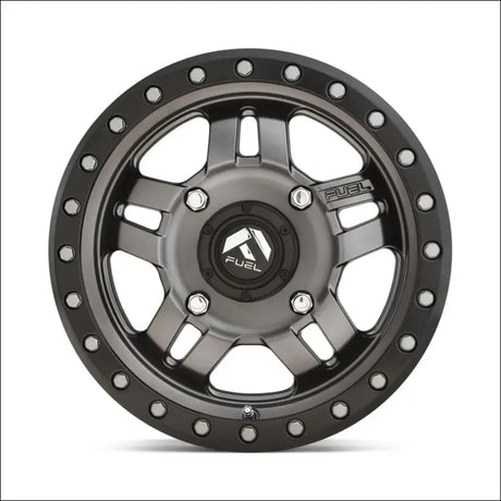 Fuel D558 Anza Non-Beadlock Matte Gun Metal Black Bead Ring - 15x7 / 4x156 / + 13mm - Wheels