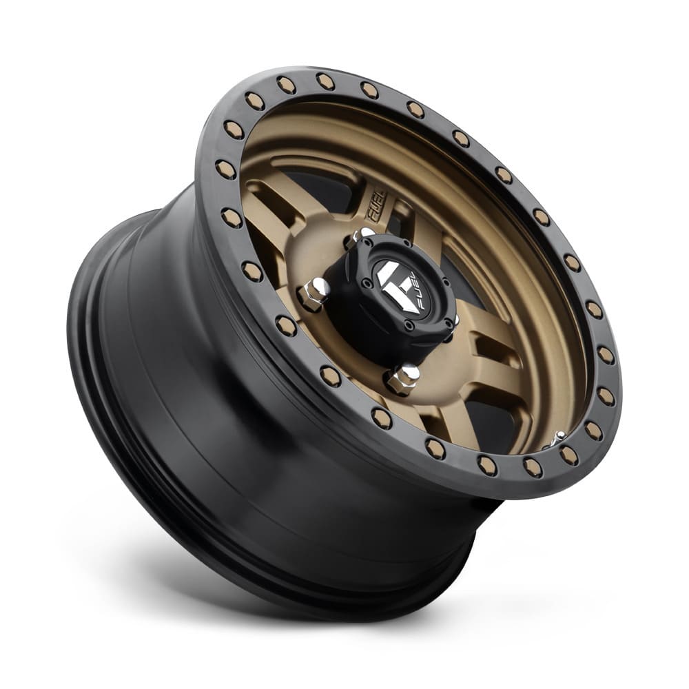 Fuel D583 Anza 4+3 Matte Non-Beadlock Bronze Black Bead Ring