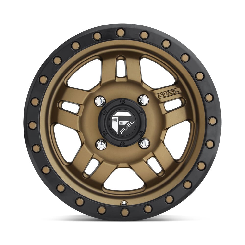 Fuel D583 Anza 4+3 Matte Non-Beadlock Bronze Black Bead Ring
