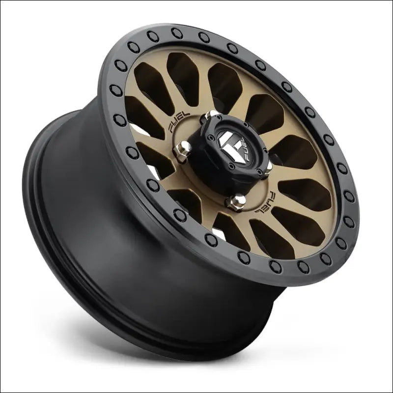 Fuel D600 Vector UTV Non-Beadlock Matte Bronze Black Bead Ring - 15x7 / 4x137 / + 38mm - Wheels