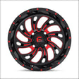Fuel D642 Kompressor Gloss Black Red Tinted Clear - 20x7 / 4x137 / + 13mm - Wheels