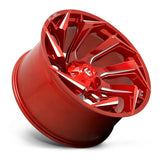 Fuel D754 Reaction UTV Wheel - Candy Red Milled (5 Lug)