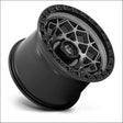 Fuel D784 Unit UTV Non-Beadlock Wheel Gunmetal w/ Matte Black Ring - 15x7 / 4x156 / + 10mm - Wheels