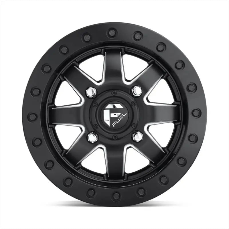 Fuel D938 Maverick Beadlock Matte Black Milled - 15x7 / 4x137 / + 13mm - Wheels