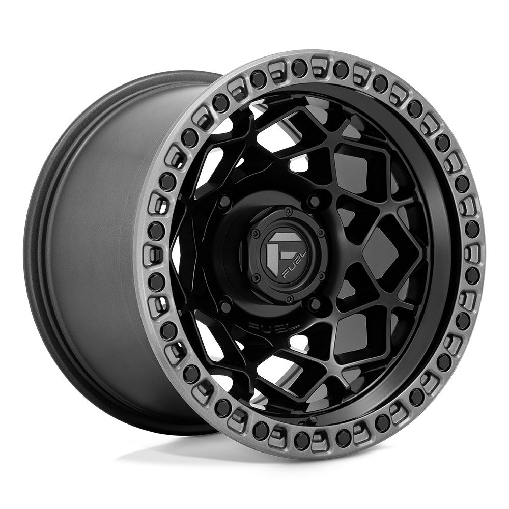 Fuel D783 Unit UTV Non-Beadlock Matte Black w/Gunmetal Ring