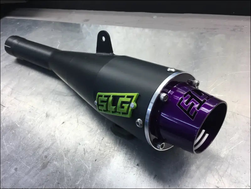 Gen 1 2007-2012 CanAm Renegade 500-800cc Sniper Quiet Series Slip On - Raw stainless / Billet / Oxygen Sensor Bung