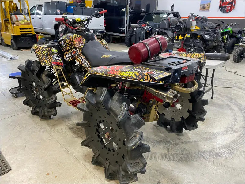 Gen 1 2008-2011 CanAm Outlander 500-650-800cc Sniper Performance Series Slip On - Raw stainless / Removable quiet core