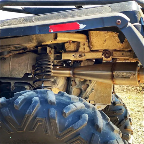 Gen 1 2008-2011 CanAm Outlander 500-650-800cc Sniper Performance Series Slip On - Raw stainless / Removable spark