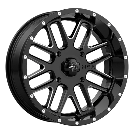 MSA M35 Bandit - Gloss Black Milled