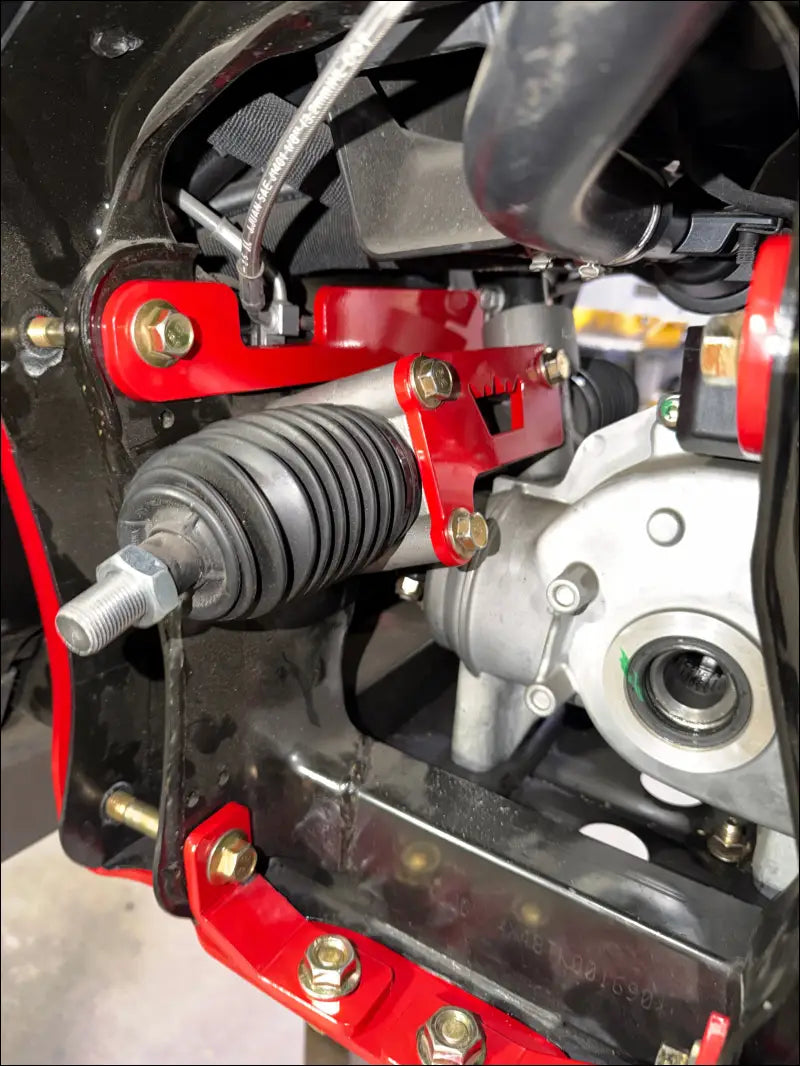 HD11 DEFENDER FRAME BRACE KIT - BLACK / REAR ONLY - ATV Parts