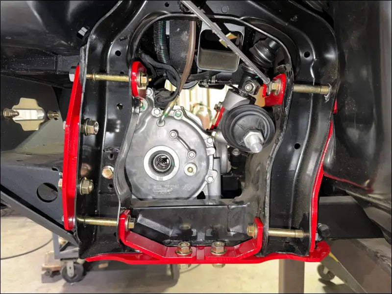 HD11 DEFENDER FRAME BRACE KIT - LEGION RED / FRONT ONLY - ATV Parts