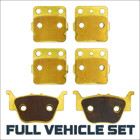 Honda Rancher/Foreman TRX420/TRX500/TRX520 2009-2026 Brass Brake Pad Set - Full Vehicle - Parts & Accessories