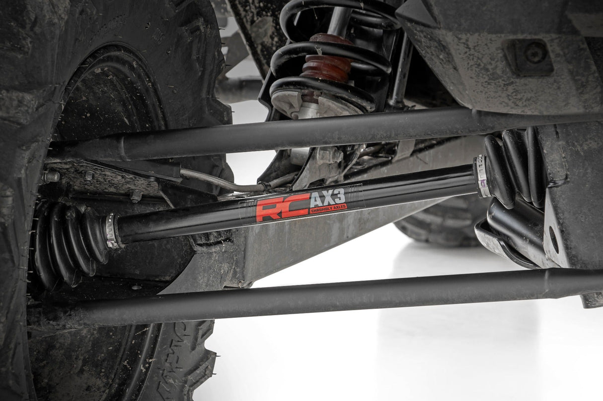 Rough Country 93055 Heavy-Duty Replacement Axle | Front | 4340 Chromoly AX3 | Polaris RZR XP 1000