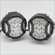 Infinite Offroad | 90W ROUND SIDE SHOOTER PODS (W/ DRL) (PAIR) - WHITE / YES - LIGHTS