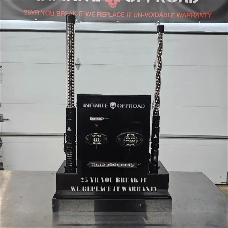 Infinite Offroad | DEALER ROCK LIGHT & WHIP COUNTER DISPLAY - LOADED BACKLIGHT - LIGHTS
