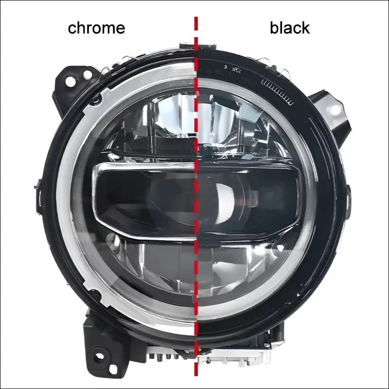 Infinite Offroad | HEADLIGHT: 9’’ - APOLLO (BLACKOUT) - JL/JT / BLACKOUT / YES ADD ADAPTER - LIGHTS