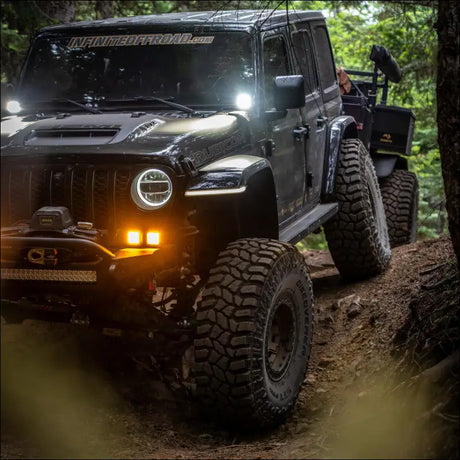 Infinite Offroad | JL/JT DRL FENDER CHOP KIT & SEQUENTIAL TURN SIGNAL - SAHARA/HIGHALTITUDE - LIGHTS