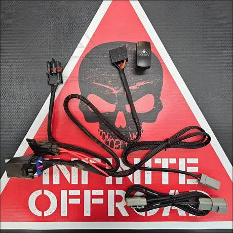 Infinite Offroad RZR Pro Grille w/ 102w Light Bar - Rock Lights