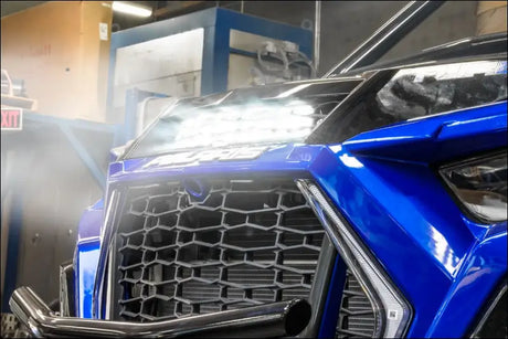 Infinite Offroad | RZR TURBO S / 2019+ HOOD 10’’ SINGLE ROW LIGHT BAR KIT - NO - LIGHTS