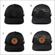 Infinite Offroad | INFINITE OFFROAD TRUCKER CAP - A: FLAT BILL HAT - BLACK / LOGO - Apparel