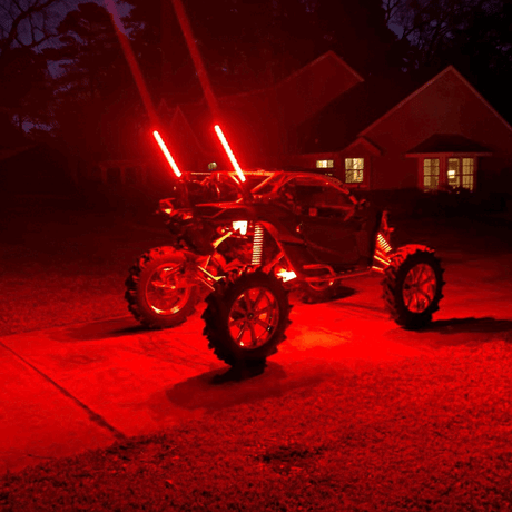 Infinite Offroad | (UTV) - RGB + W STANDARD ROCK LIGHT KIT - 4PC / LARGE - 8 WATT - LIGHTS