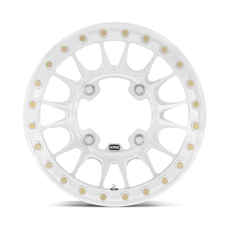 KMC Impact Forged Beadlock UTV Wheel - Raw Machined Forged