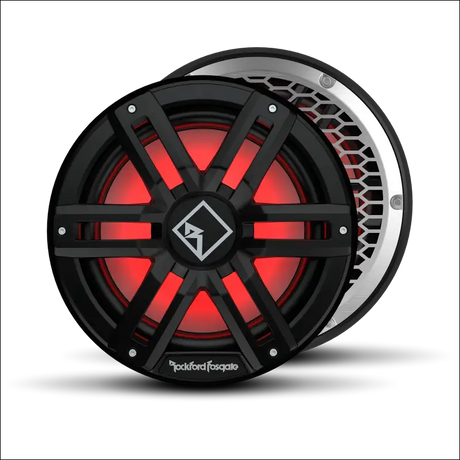 M2 12’’ DVC 4ohm Color Optix Sealed Enclosure Marine Subwoofer - Black - Audio
