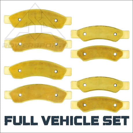 Can-Am Maverick R/R MAX 2024-2025 Front & Rear Brass Brake Pad Set - Vehicle Parts Accessories