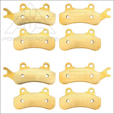 Can-Am Maverick X3/MAX/Sport/Trail 2017-2026 Front & Rear Brass Brake Pad Set - Vehicle Parts Accessories