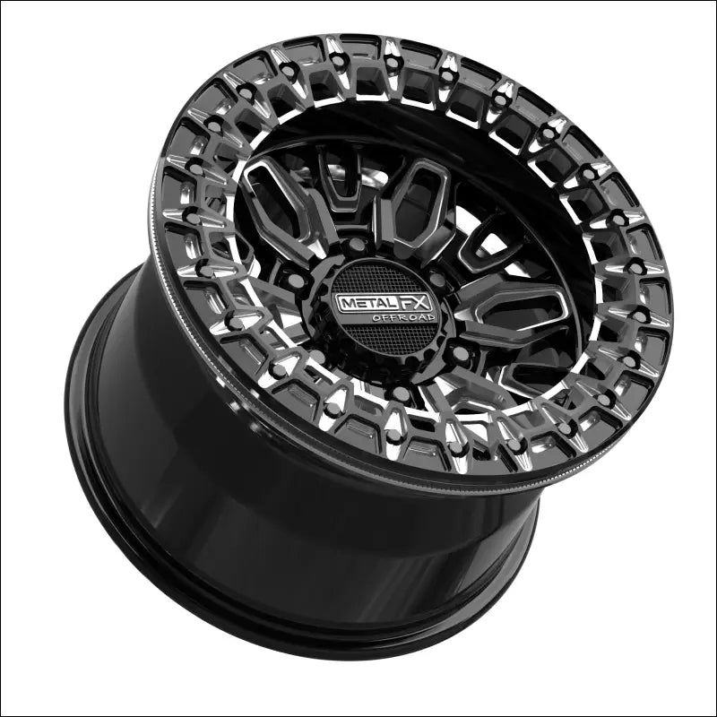 Mayhem 6R Beadlock | Gloss Black Contrast Cut - 15x10 | +0mm/5 + 5 | 6x5.5 | 98891 (Maverick R)