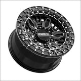 Mayhem 6R Beadlock | Gloss Black Contrast Cut - 15x8 | +0mm/4 + 4 | 6x5.5 | 98881 (Maverick R)