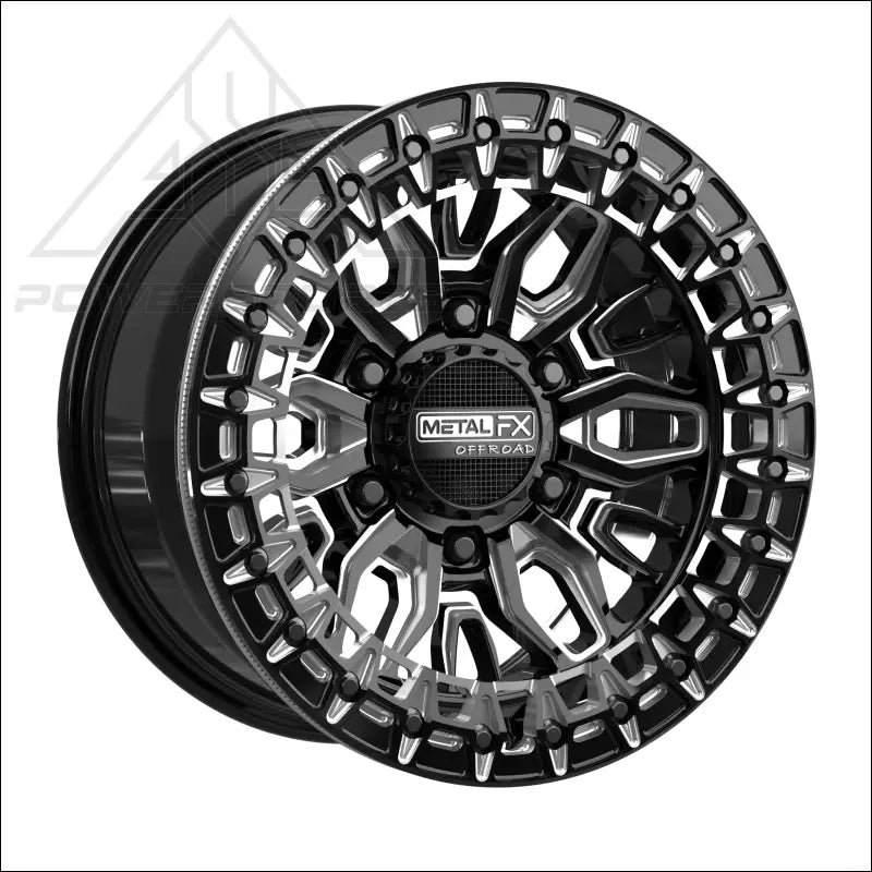 Mayhem 6R Beadlock | Gloss Black Contrast Cut