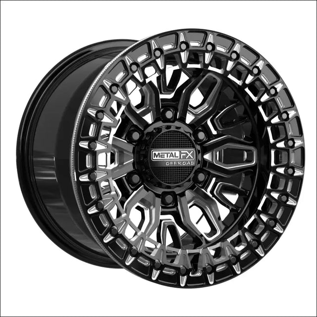Mayhem 6R Beadlock | Gloss Black Contrast Cut