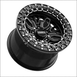Mayhem R Beadlock | Gloss Black Contrast Cut - 15x10 | +0mm/5 + 5 | 5x4.5 | 98871