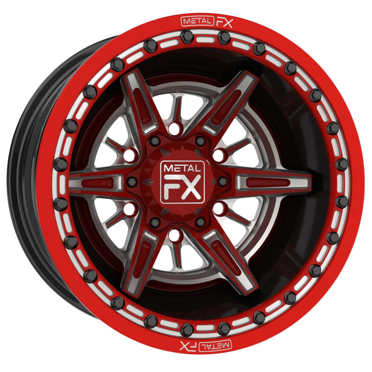 MetalFX 15" Apache 6R Forged 3-Piece Beadlock