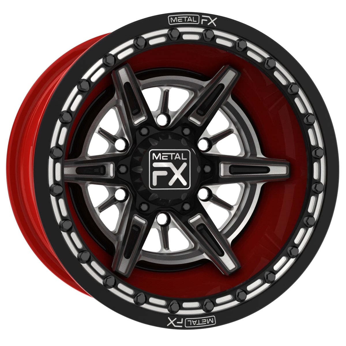 MetalFX 15" Apache 6R Forged 3-Piece Beadlock