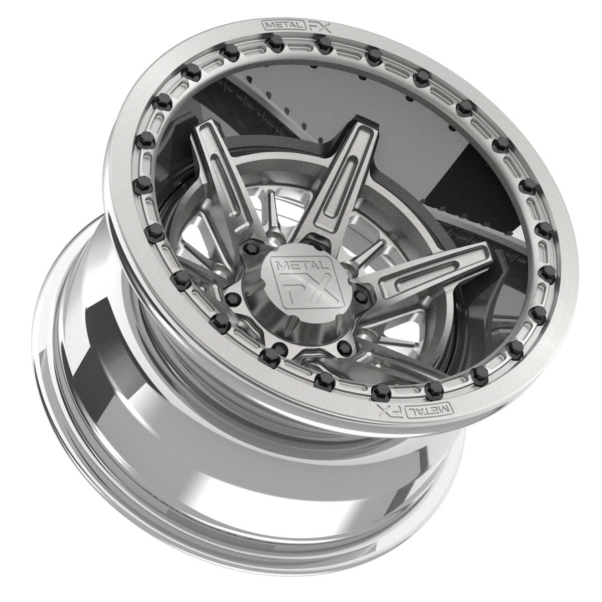 MetalFX 15" Apache 6R Forged 3-Piece Beadlock