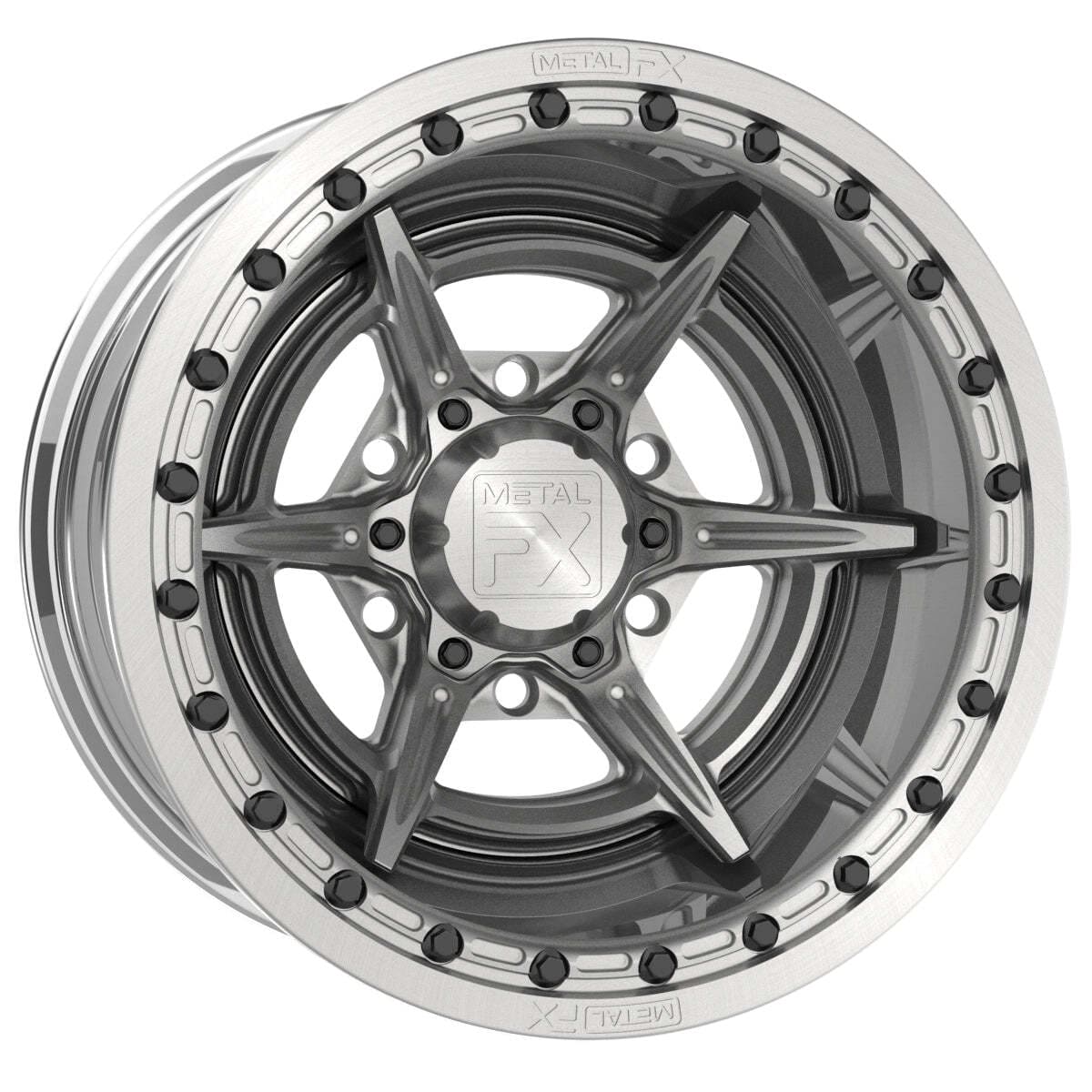 MetalFX 15" Bullet 6R Forged 3-Piece Beadlock