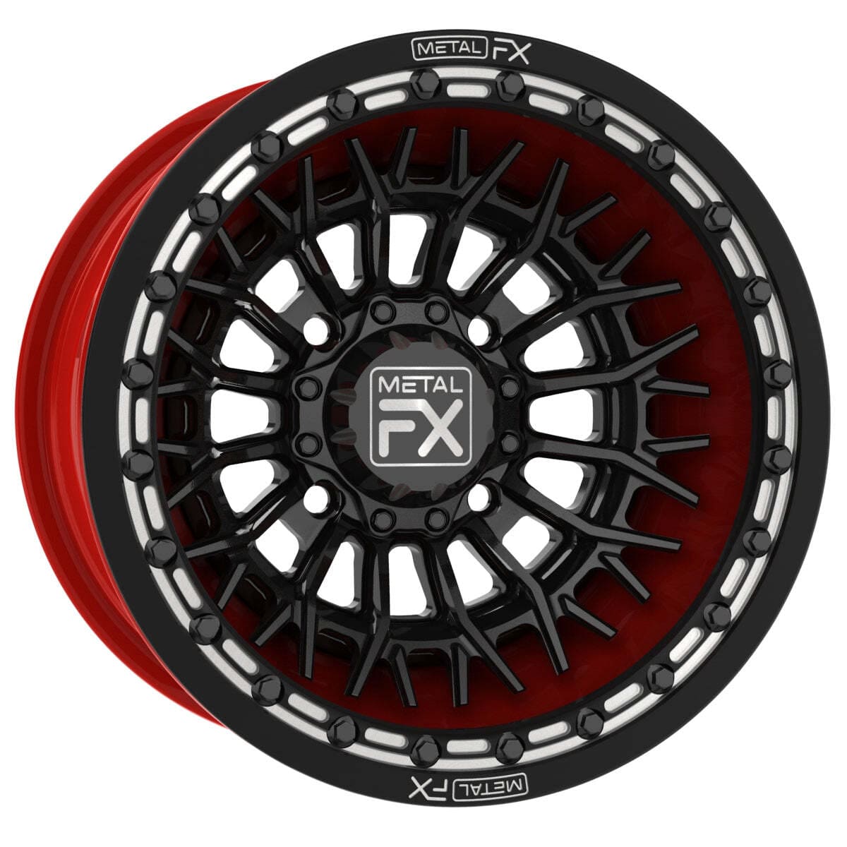 MetalFX 15" Falcon Forged 3-Piece Beadlock - 4 Lug