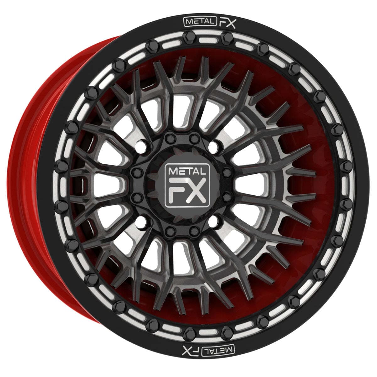 MetalFX 15" Falcon Forged 3-Piece Beadlock - 4 Lug