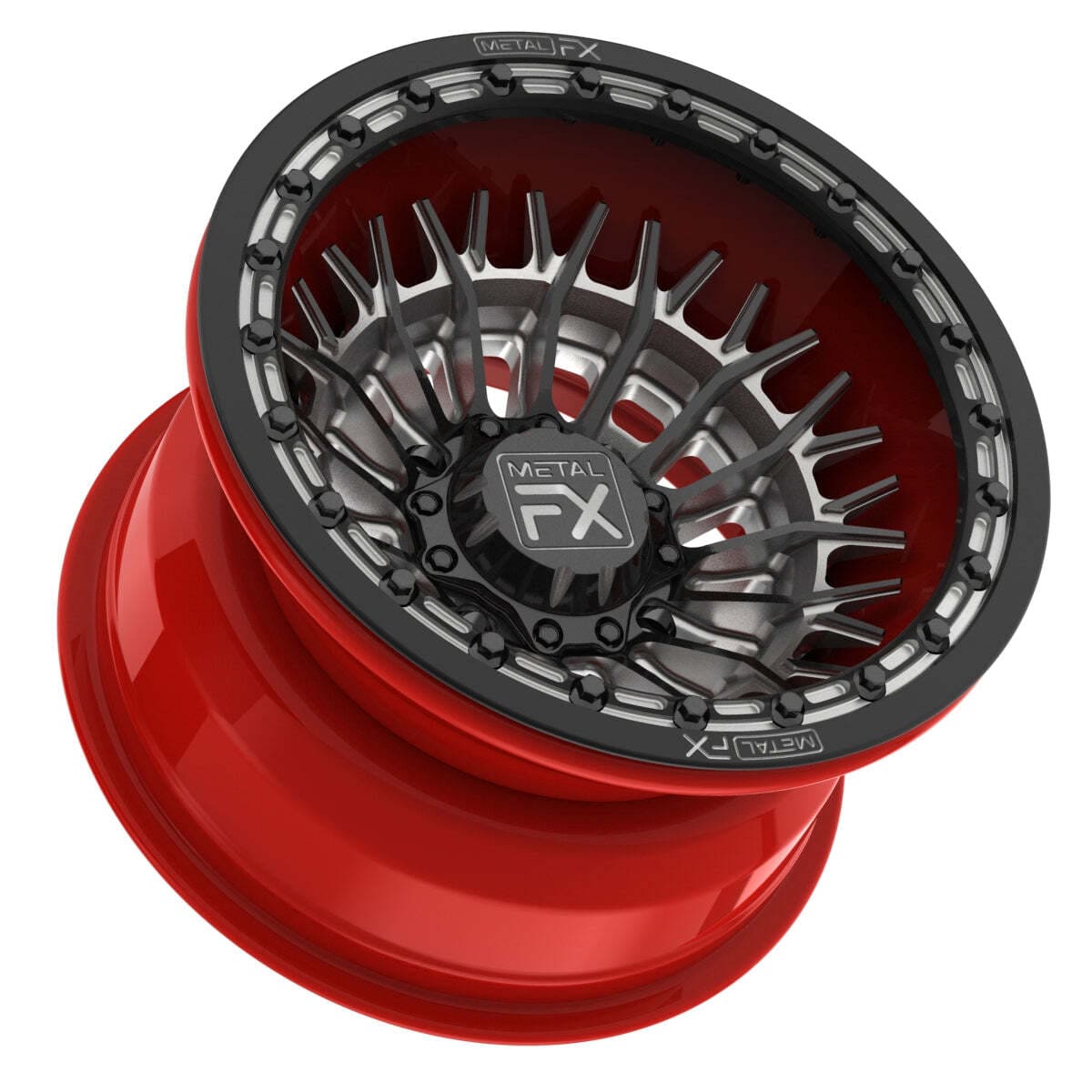 MetalFX 15" Falcon Forged 3-Piece Beadlock - 4 Lug