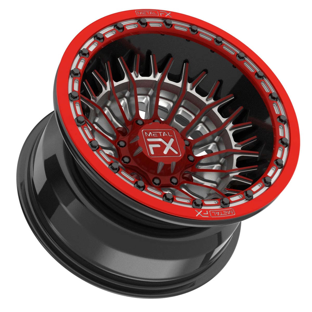 MetalFX 15" Falcon Forged 3-Piece Beadlock - 4 Lug