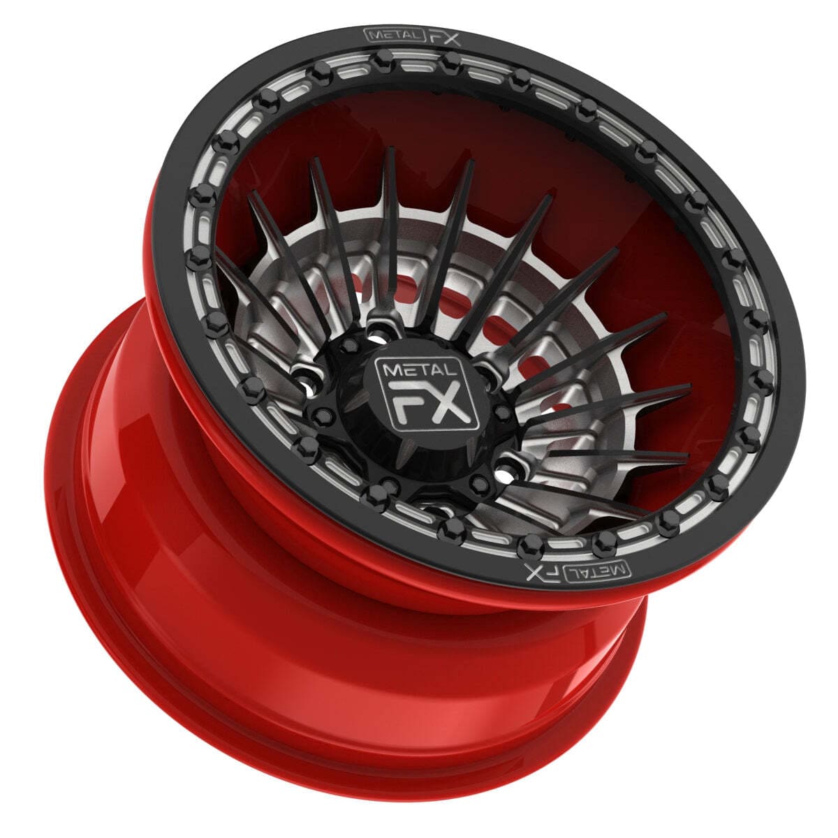 MetalFX 15" Mobster 6R Forged 3-Piece Beadlock