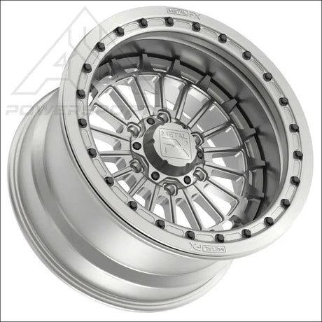 MetalFX 17’’ Delta 6R Forged 3-Piece Beadlock - Raw - Wheels