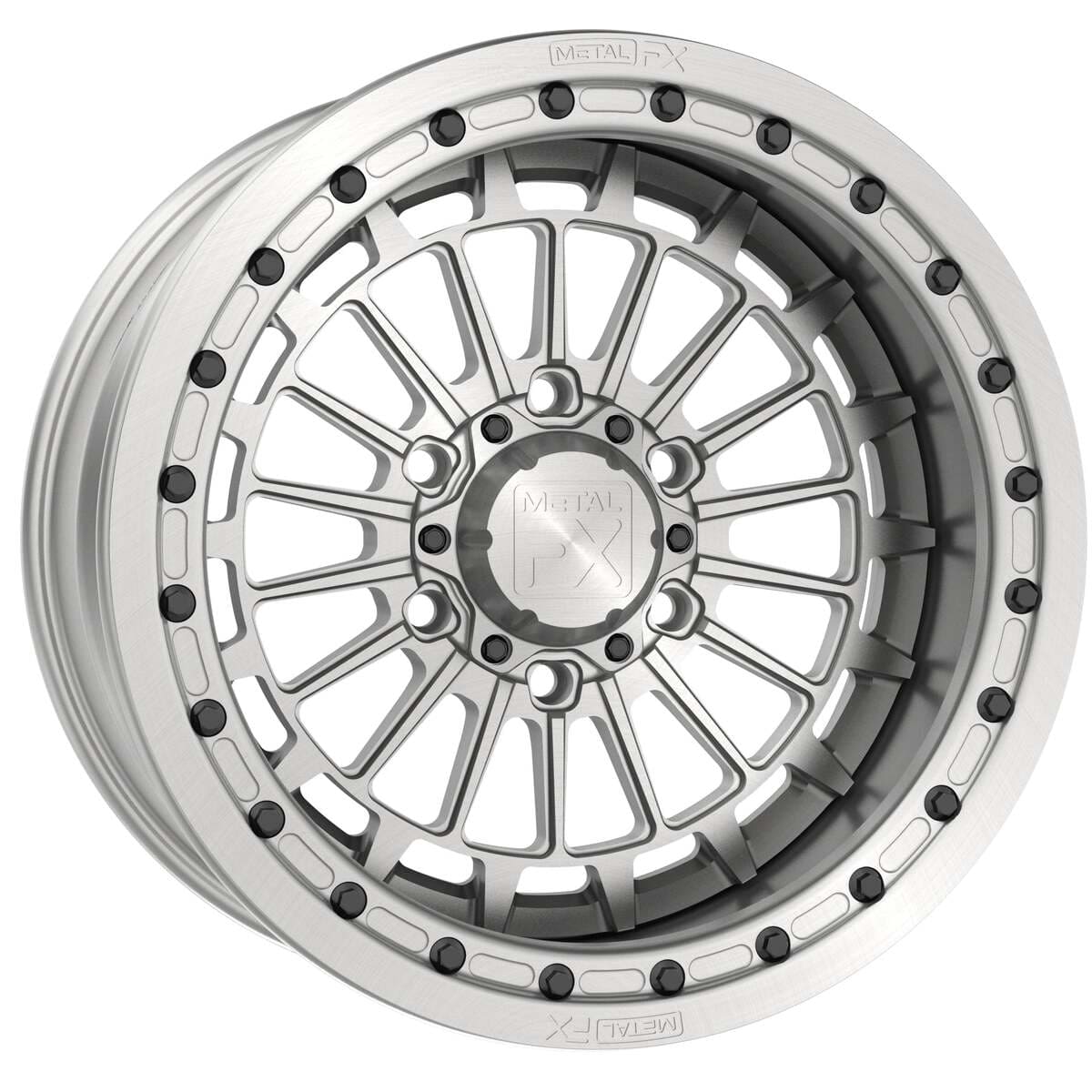 MetalFX 17" Delta 6R Forged 3-Piece Beadlock - Raw